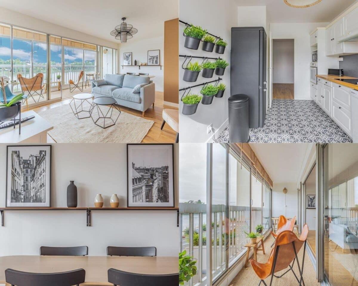 Apartment Luminous Vue Seine- Paris 15min